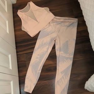 Fabletics Sports Bra & High Waisted Leggings Set